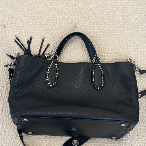 Michael Kors Brooklyn Large Pebbled Leather Convertible Satchel - Picture 3 of 16